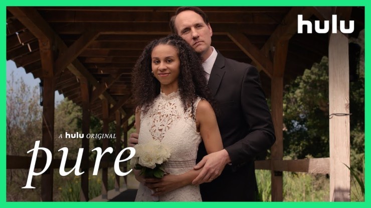 Shay (Jahkara Smith) and her newly discovered dad (Jim Klock) celebrate Daughter's Day in Pure, the latest installment of Into the Dark.